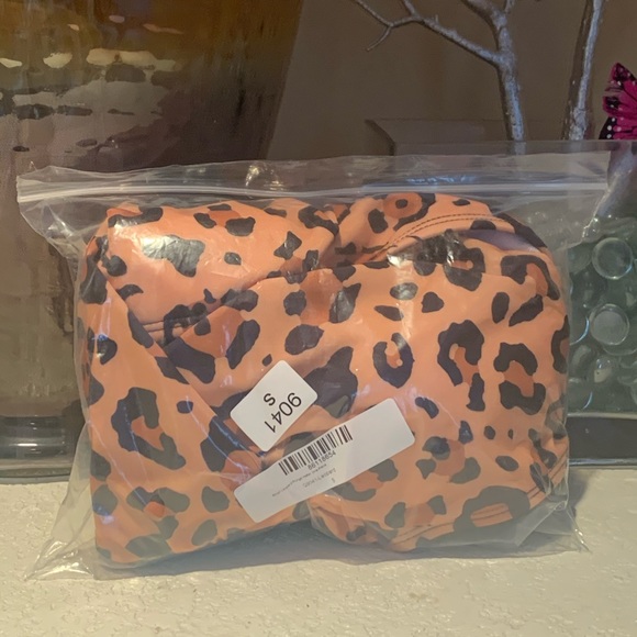 Leopard Halter Plunge 1 Piece Swimsuit - Picture 9 of 10